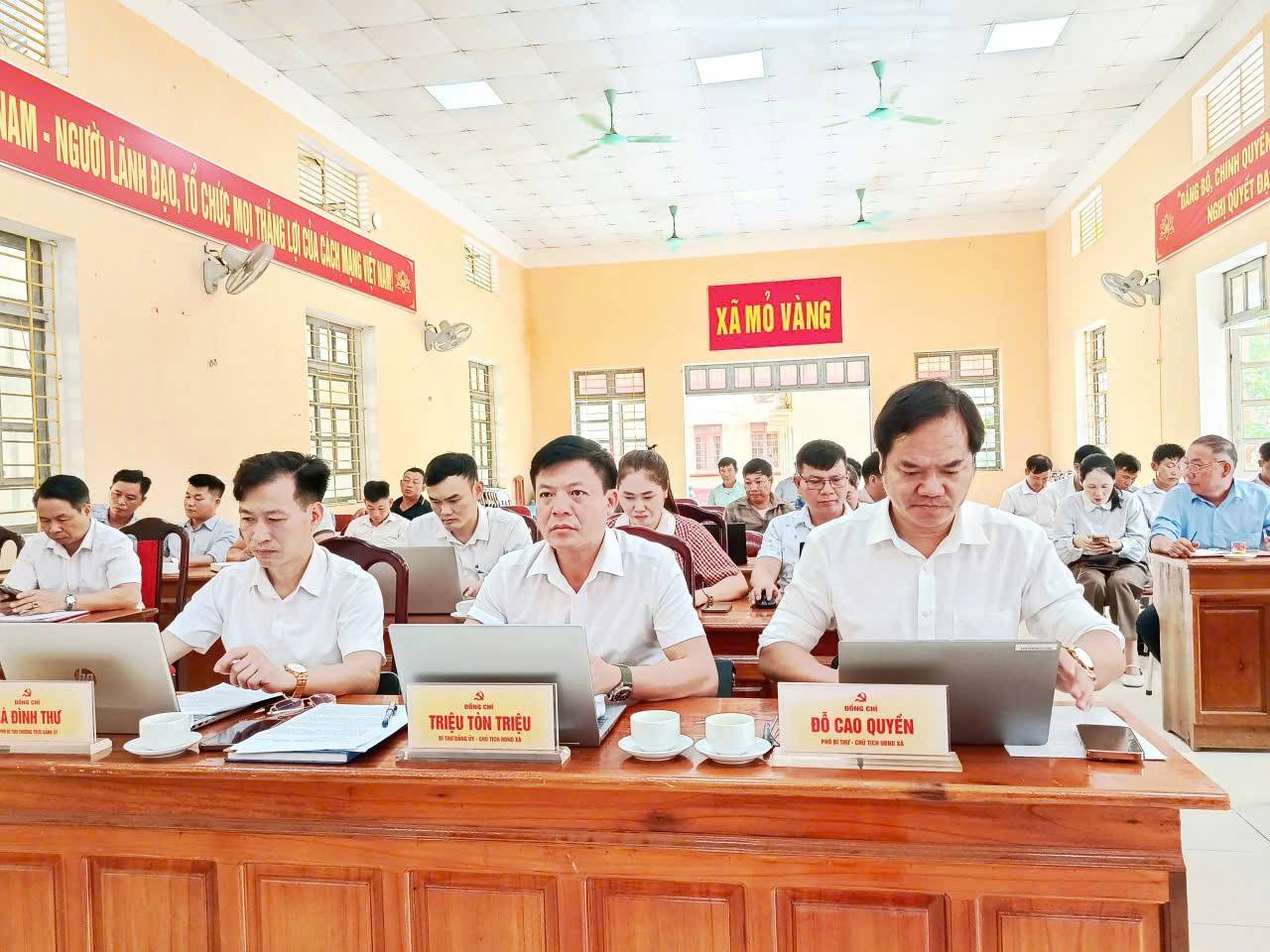 Mỏ Vàng (Lào Cai) tạo đồng thuận sắp xếp thôn, nâng hiệu quả vận hành chính quyền địa phương 2 cấp