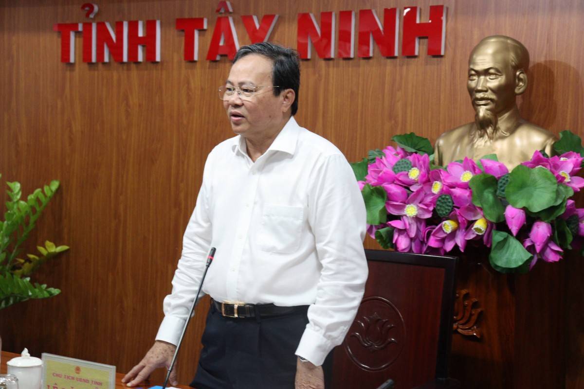 Chủ tịch UBND tỉnh Tây Ninh Lê Văn Hẳn chỉ đạo tháo gỡ vướng mắc các dự án nhà ở xã hội