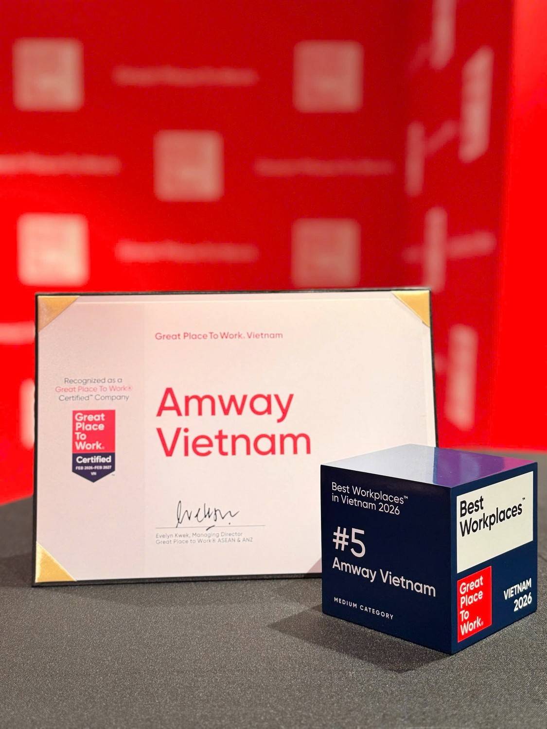 Amway Việt Nam,Best Workplaces in Vietnam 2026,nơi làm việc xuất sắc hàng đầu Việt Nam 1