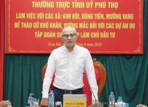 Phú Thọ cam kết gỡ vướng cho 6 dự án hơn 18.800 tỷ đồng của Sun Group