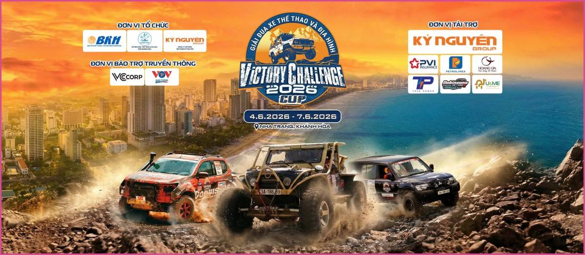 Khánh Hòa khởi tranh Giải đua xe ô tô thể thao địa hình Victory Challenge 2026