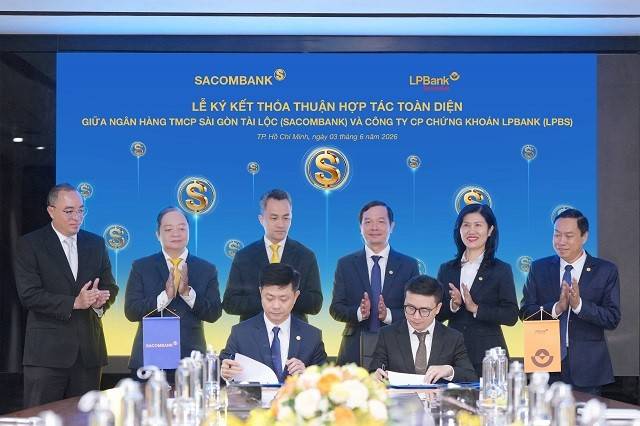 SACOMBANK, LPBS hợp tác mở rộng hệ sinh thái tài chính