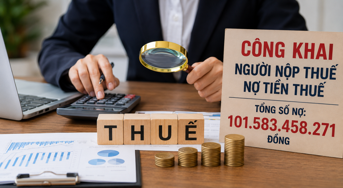 Phú Thọ: 620 người nộp thuế nợ hơn 101,5 tỷ đồng, có cả cơ quan nhà nước