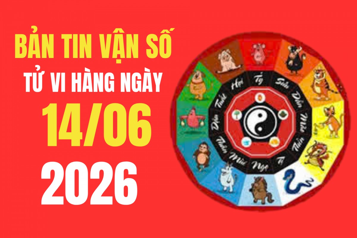 Tử vi - Vận số ngày 14/6/2026: Bí mật phong thủy màu sắc, diện ngay đồ đỏ, xanh lục để may mắn tự tìm đến gõ cửa