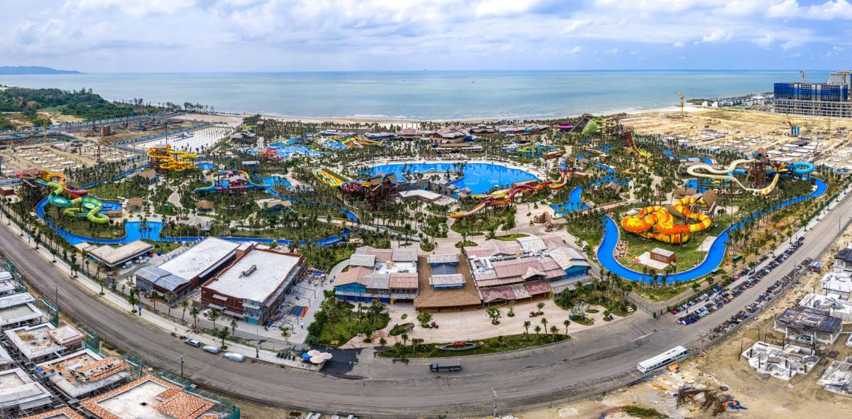 Toàn cảnh đại công trường siêu đô thị 96ha tại Vũng Tàu, vận hành công viên sau chưa đầy một năm thi công