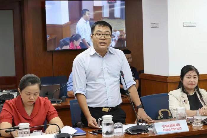 ông Nguyễn Ngọc Trường Xuân, Trưởng Phòng Văn hóa - Xã hội phường Bình Đông