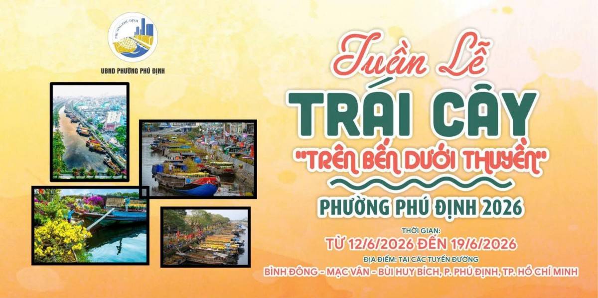 Tuần lễ Trái cây “Trên bến dưới thuyền” năm 2026 hứa hẹn sẽ mang đến cho người dân và du khách những trải nghiệm thú vị