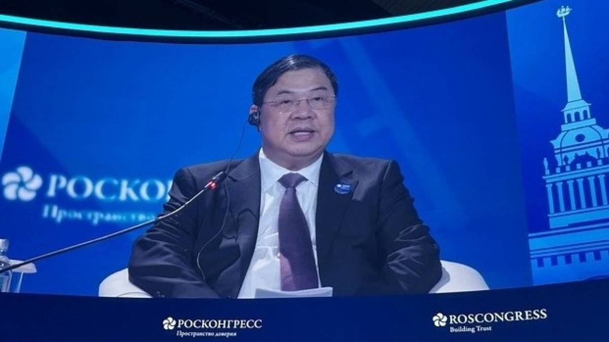 Phó Thủ tướng Thường trực Phạm Gia Túc đề xuất 3 ưu tiên hợp tác tại Diễn đàn Kinh tế Saint Petersburg