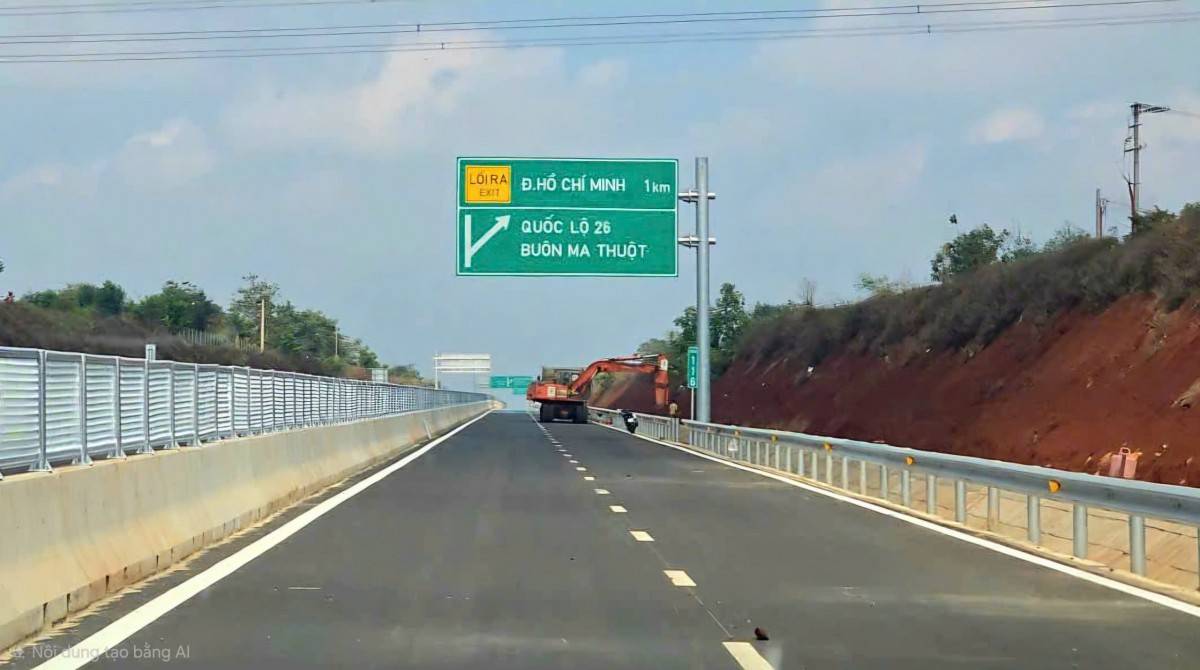 Dự án thành phần 3 dài 48km đang trong giai đoạn hoàn thiện. 