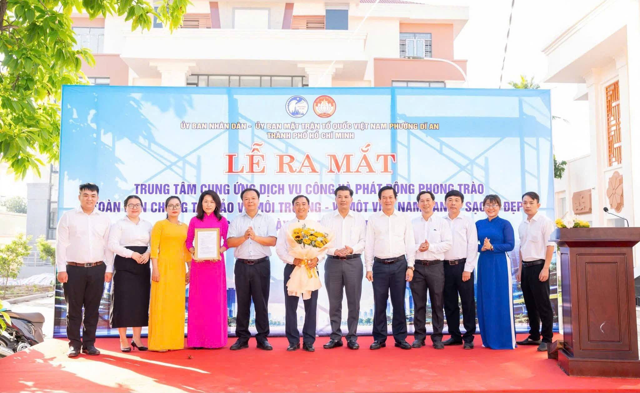 TP. Hồ Chí Minh: Phường Dĩ An đưa vào hoạt động Trung tâm Cung ứng dịch vụ công đa lĩnh vực