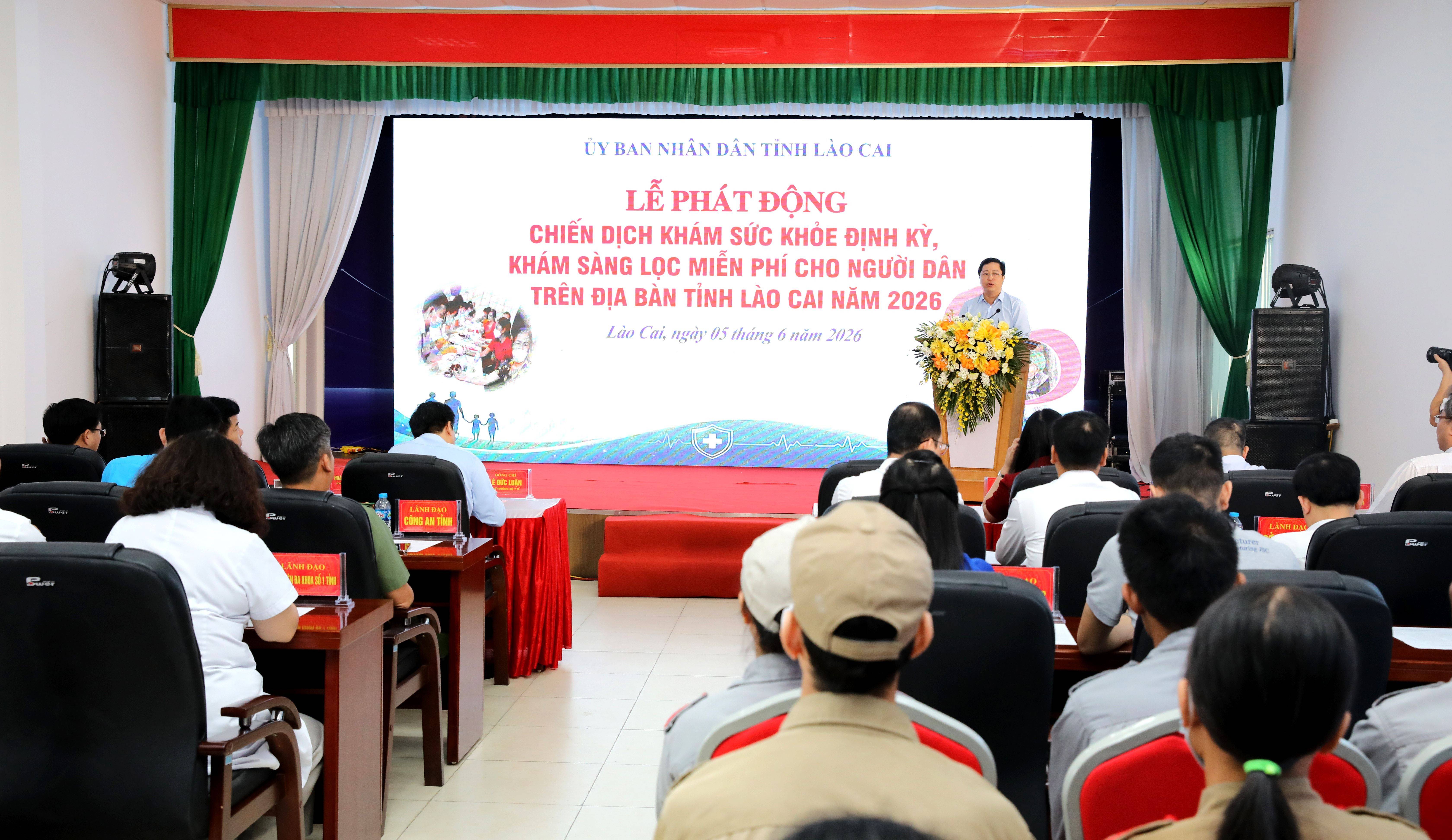 Từ chữa bệnh sang chăm sóc sức khỏe chủ động: Lào Cai triển khai khám miễn phí toàn dân