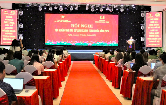 Ban Tuyên giáo và Dân vận Trung ương phối hợp với Đảng ủy Công an Trung ương tổ chức Hội nghị tập huấn công tác dư luận xã hội toàn quốc năm 2026.