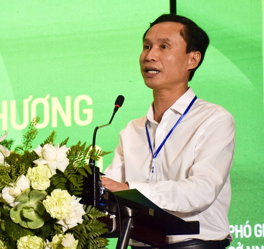 Ông Nguyễn Duy Nhật - Phó Giám đốc Sở Nông nghiệp và Môi trường Nghệ An tham luận về kết quả nổi bật trong công tác bảo vệ môi trường ở địa phương và một số kiến nghị sửa đổi, bổ sung Luật Bảo vệ môi trường 2020tại Diễn đàn
