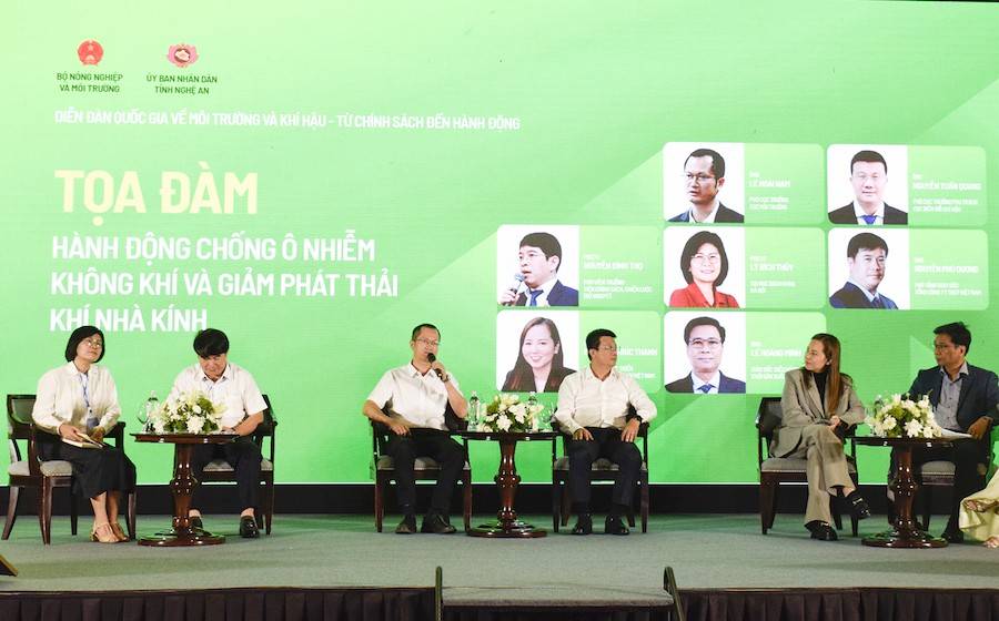 Toạ đàm với chủ đề “Hành động chống ô nhiễm không khí và giảm phát thải khí nhà kính”