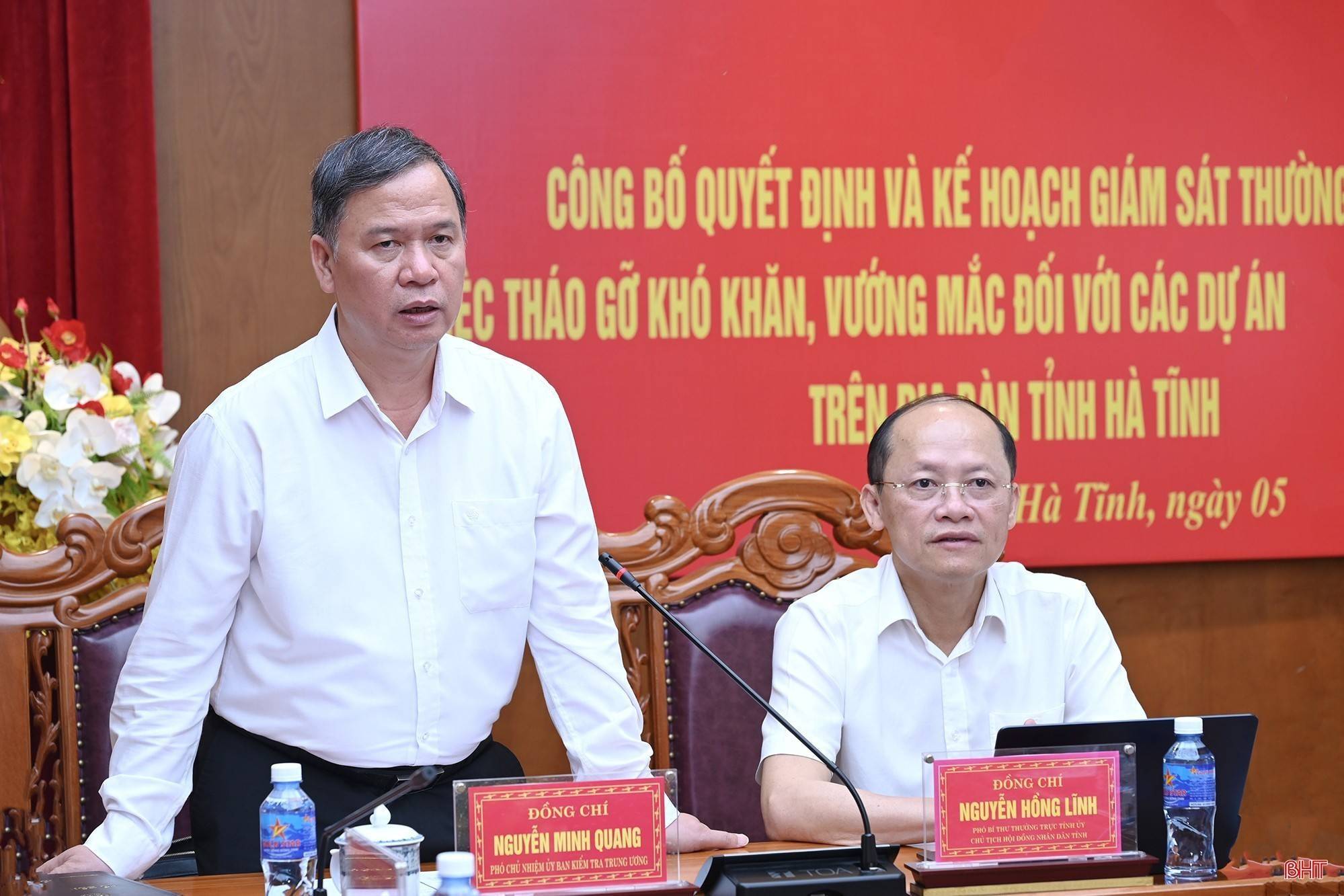 UBKT Trung ương giám sát việc xử lý dự án tồn đọng tại Hà Tĩnh, thúc đẩy khơi thông nguồn lực phát triển