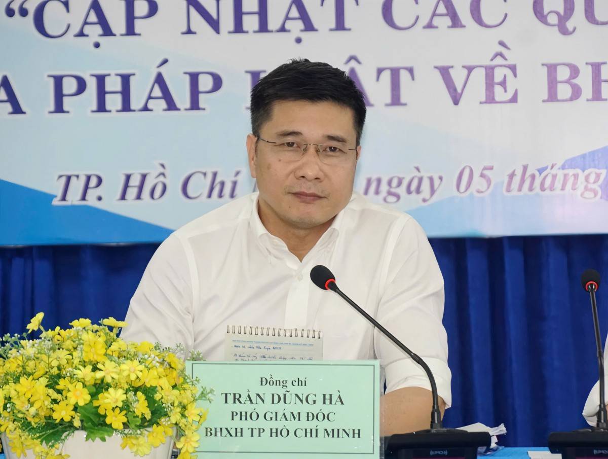 ông Trần Dũng Hà, Phó Giám đốc BHXH TP. Hồ Chí Minh