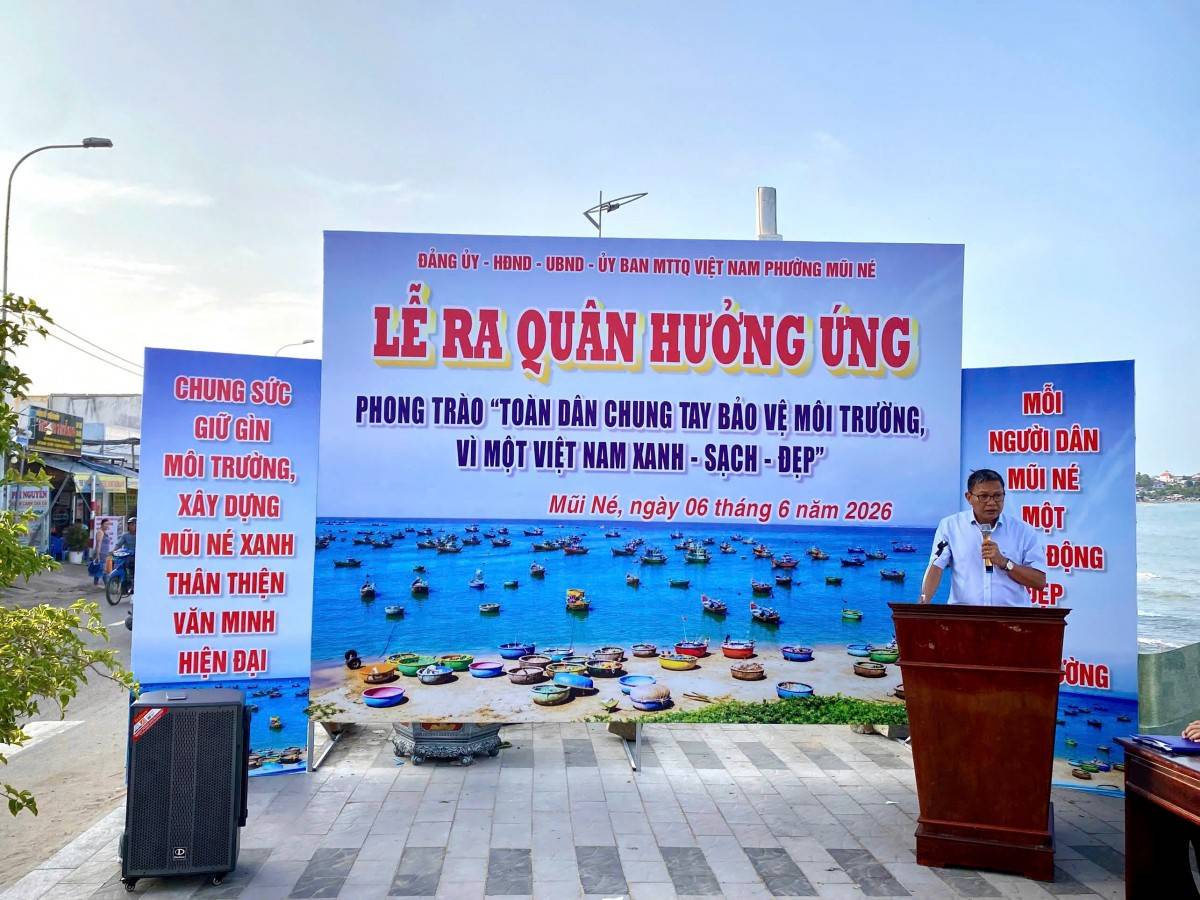 Lâm Đồng: Phường Mũi Né ra quân hưởng ứng phong trào bảo vệ môi trường, xây dựng đô thị xanh - sạch - đẹp