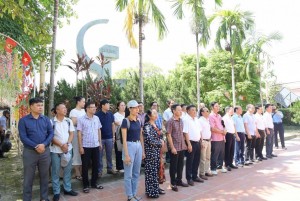 Thanh Hóa: Đưa phóng viên báo chí đi tác nghiệp tại “địa chỉ đỏ” di tích cách mạng Yên Trường