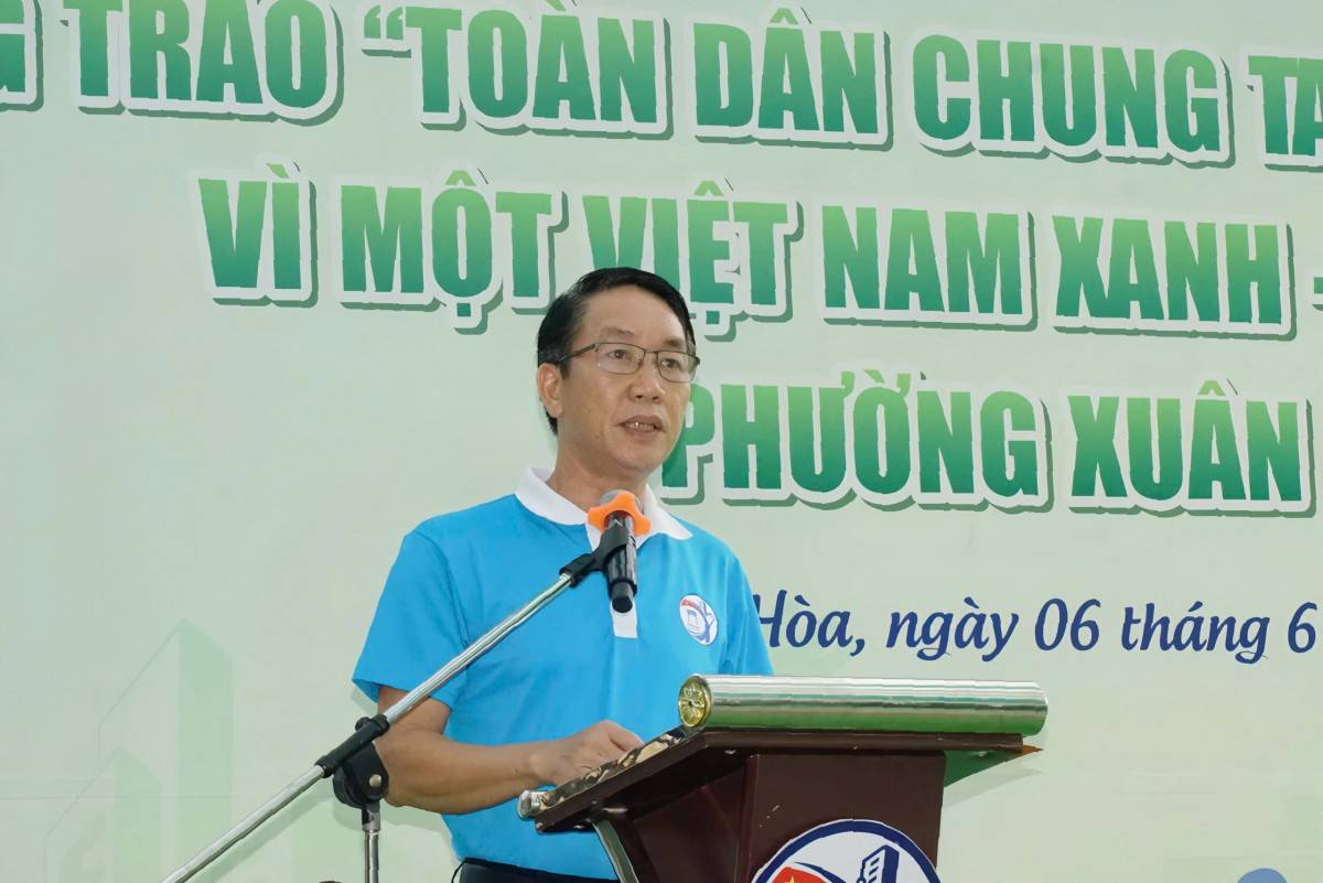 Phó Bí thư Thường trực Đảng ủy phường Xuân Hòa Nguyễn Đình Phát 