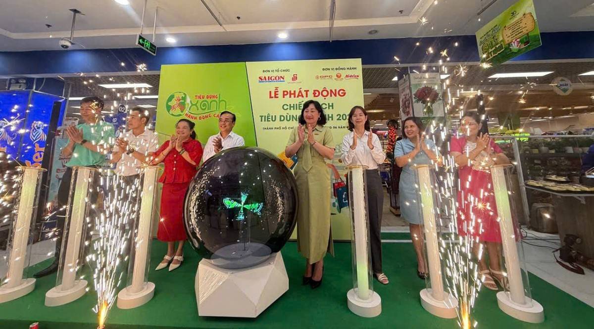 Chiến dịch Tiêu dùng xanh 2026 với thông điệp “Triệu hành động xanh – Kích hoạt thị trường xanh” do Báo Sài Gòn Giải Phóng phối hợp cùng Liên hiệp Hợp tác xã Thương mại TP. Hồ Chí Minh (Saigon Co.op) chính thức phát động
