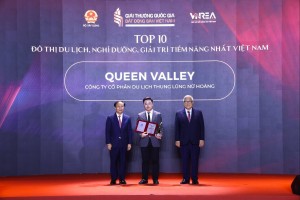 Queen Valley Estate ghi dấu trong Top 10 đô thị du lịch, nghỉ dưỡng, giải trí tiềm năng nhất Việt Nam