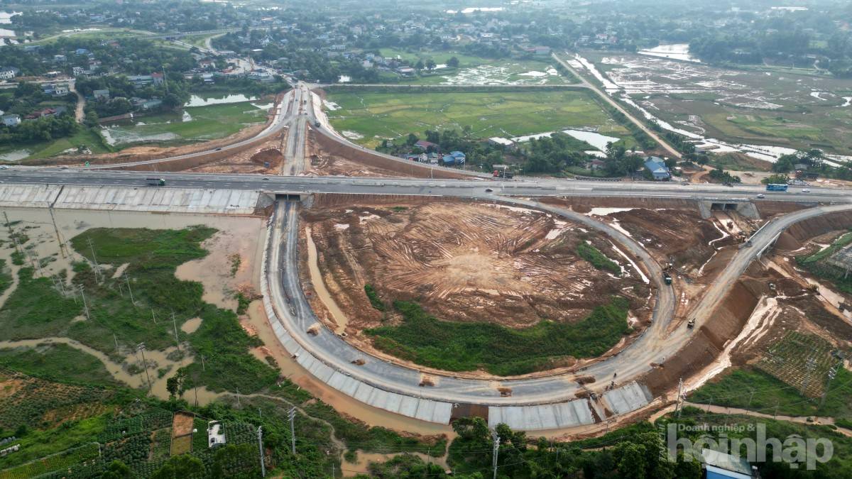 Tuyến nối hai cao tốc gần 700 tỷ đồng ở Phú Thọ sắp về đích