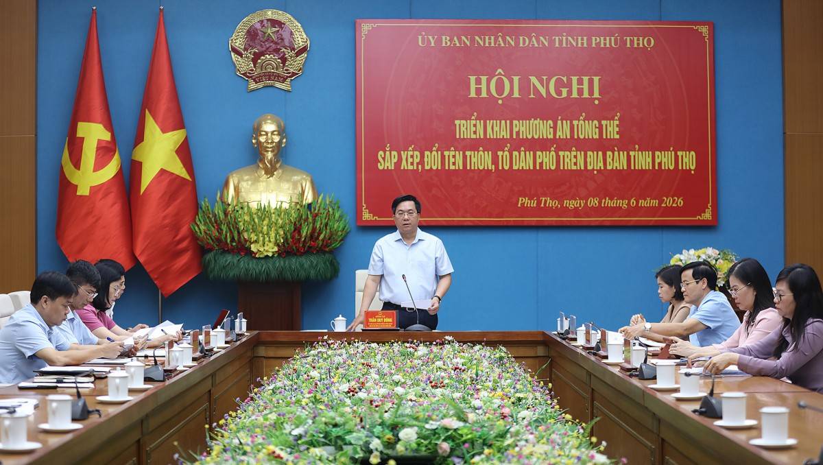 Phú Thọ dự kiến giảm gần 2.000 thôn, tổ dân phố sau sắp xếp