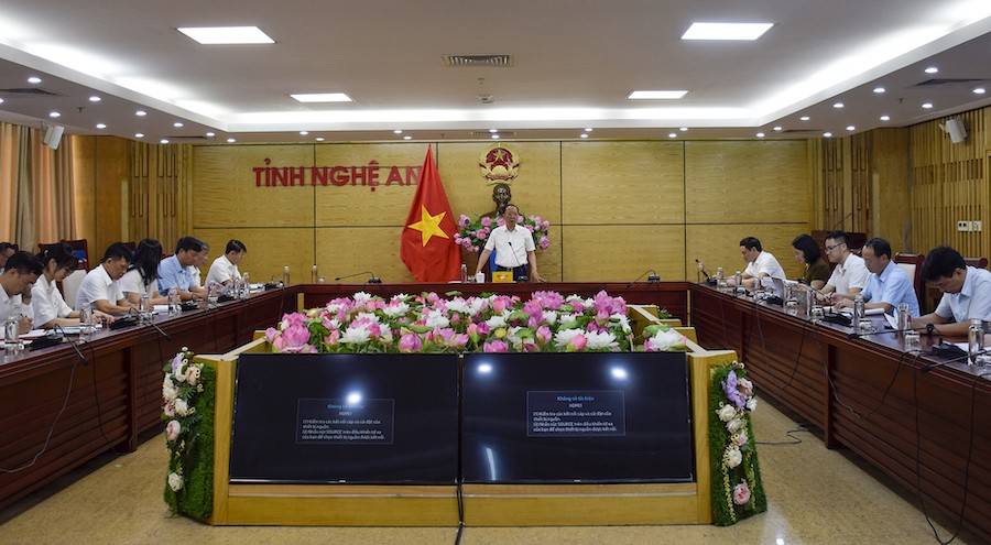UBND tỉnh nghệ An tổ chức cuộc họp đánh giá tình hình sắp xếp, xử lý tài sản công là trụ sở làm việc, cơ sở hoạt động sự nghiệp trên địa bàn tỉnh. 