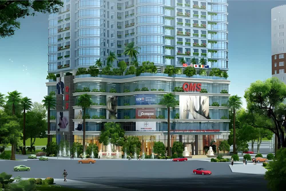 6 tầng thương mại cùng thang cuốn và 3 tầng hầm để xe sẽ là điểm đến mua sắm, vui chơi cho cư dân trong vùng