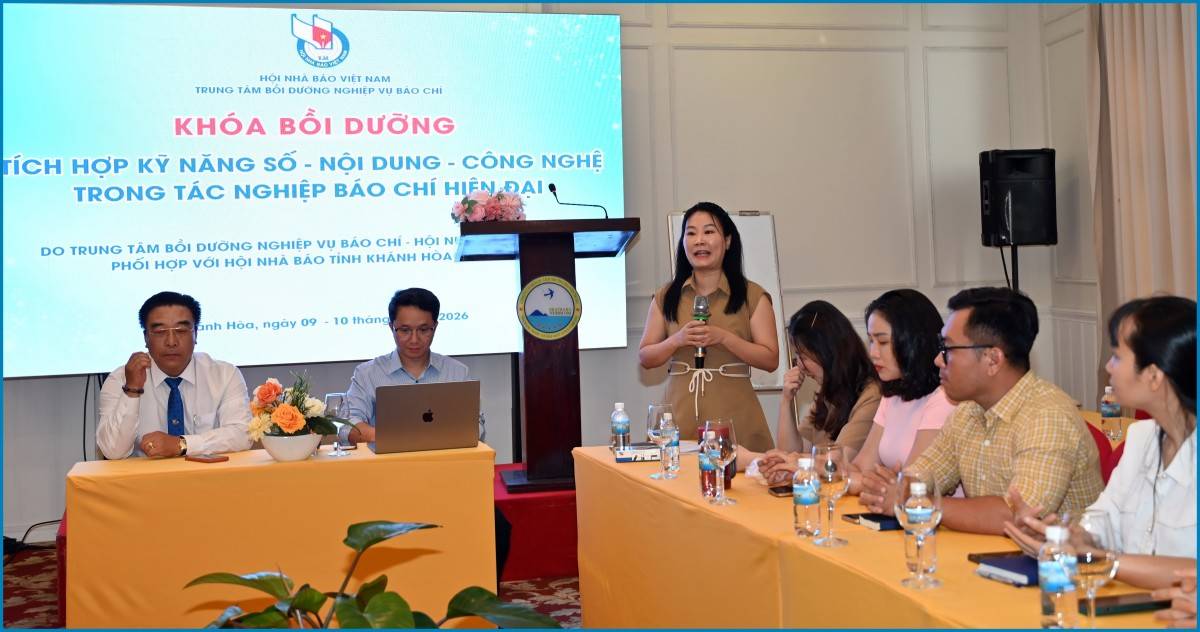 Hội Nhà báo tỉnh Khánh Hòa tổ chức lớp bồi dưỡng Nghiệp vụ báo chí