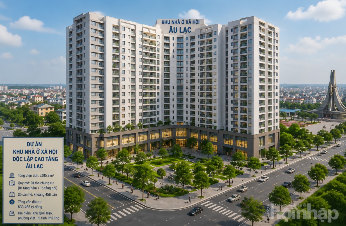 Phú Thọ chuẩn bị khởi công 3 dự án nhà ở xã hội trong tháng 6