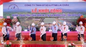 Điện Biên khởi công trang trại chăn nuôi heo 120 tỷ đồng tại Mường Pồn