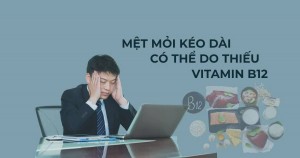 Mệt mỏi kéo dài: có thể do thiếu vitamin B12 và folate