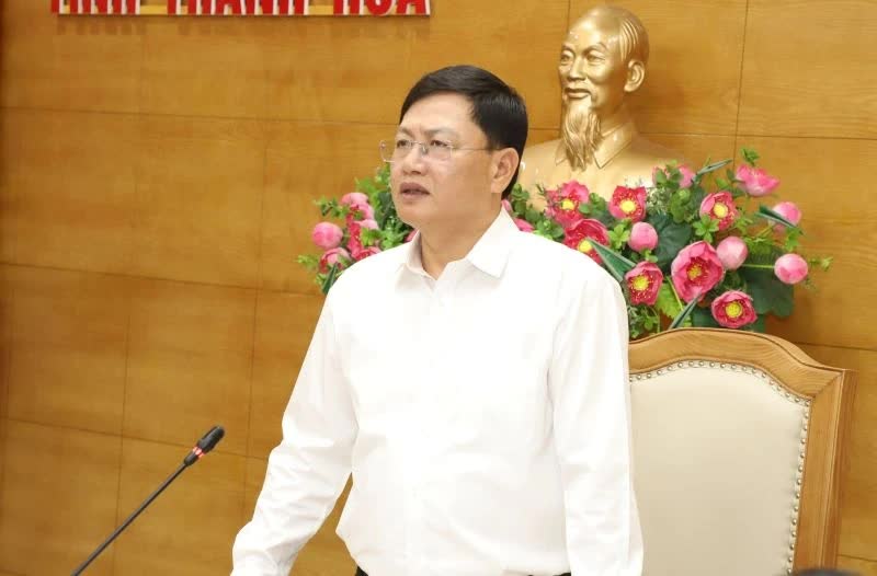 Phó Chủ tịch Thường trực UBND tỉnh Mai Xuân Liêm phát biểu chỉ đạo tại hội nghị.