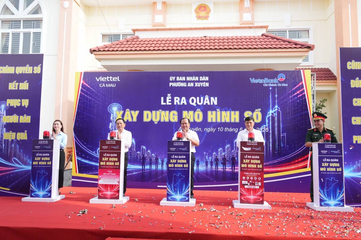  phường An Xuyên (Cà Mau) tổ chức lễ ra quân xây dựng mô hình số tại cơ sở