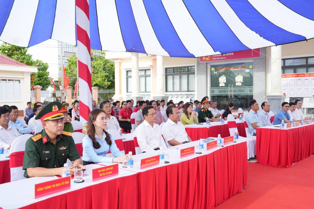 Quang cảnh buổi lễ (Ảnh: Sở VHTT và Du lịch tỉnh Cà Mau)