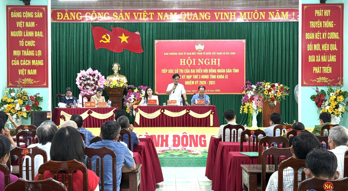 Quảng Trị: Nhiều vấn đề về hạ tầng, đất đai, an sinh được cử tri quan tâm