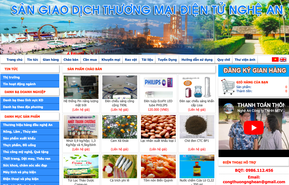 Giao diện Sàn giao dịch 