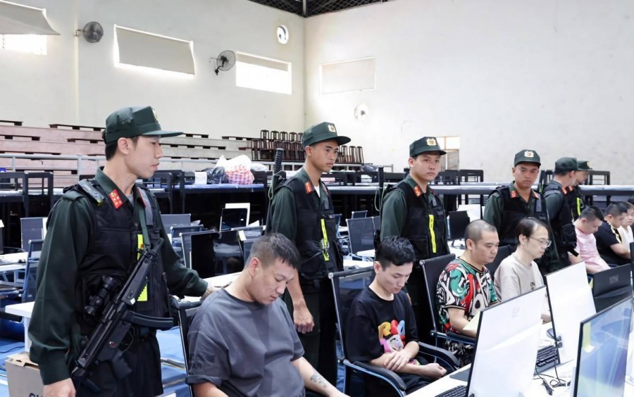Phú Thọ vô hiệu hóa trung tâm lừa đảo công nghệ cao xuyên quốc gia