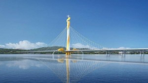 Đại gia Trung Quốc muốn rót vốn làm siêu cầu 9km có nhà hàng xoay tại Quảng Ninh
