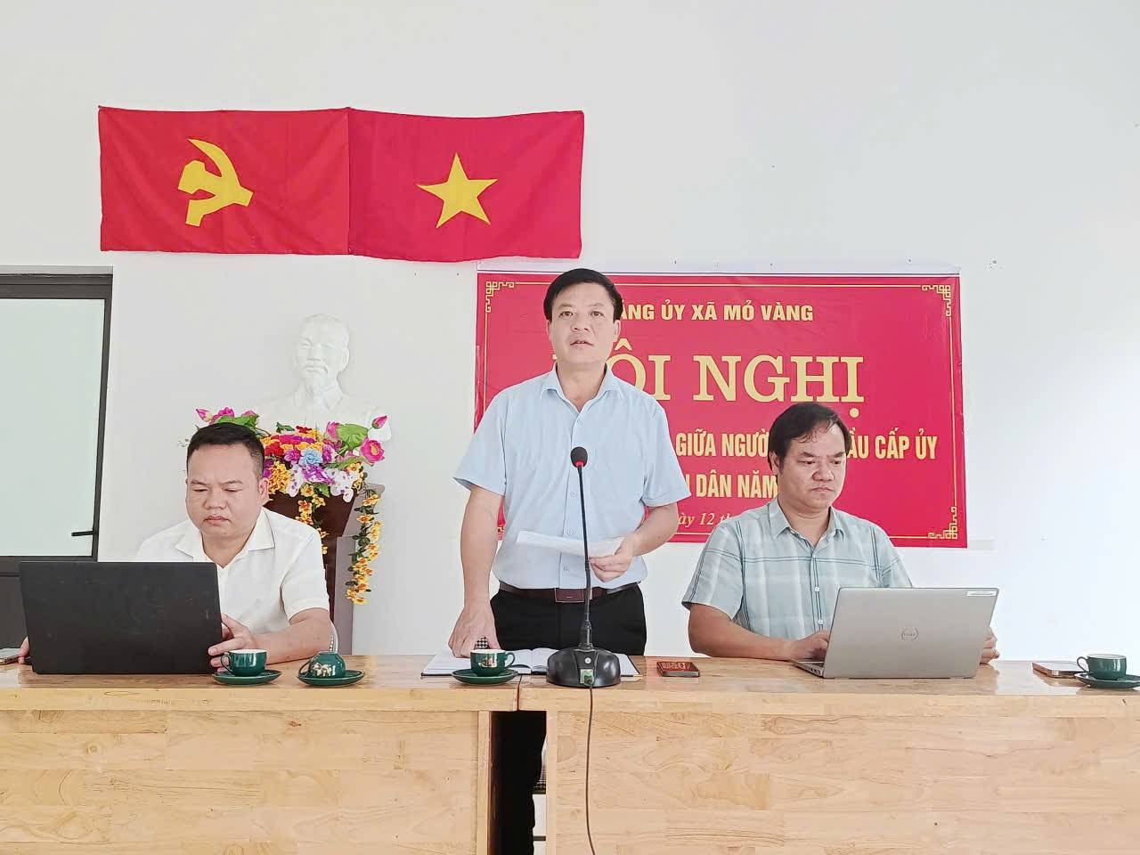 Mỏ Vàng (Lào Cai): Đối thoại với Nhân dân để củng cố niềm tin, tăng cường đồng thuận xã hội