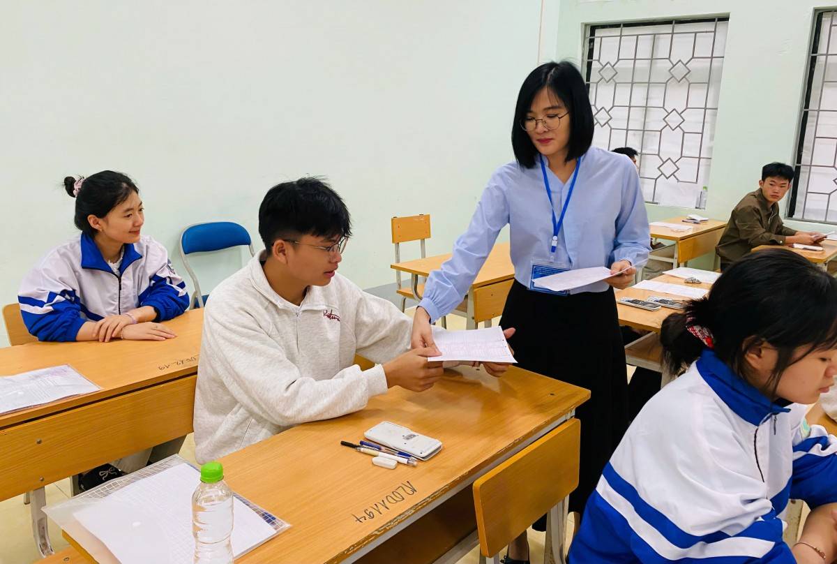 Lai Châu: 99,52% thí sinh dự thi môn tự chọn, 1 trường hợp vi phạm