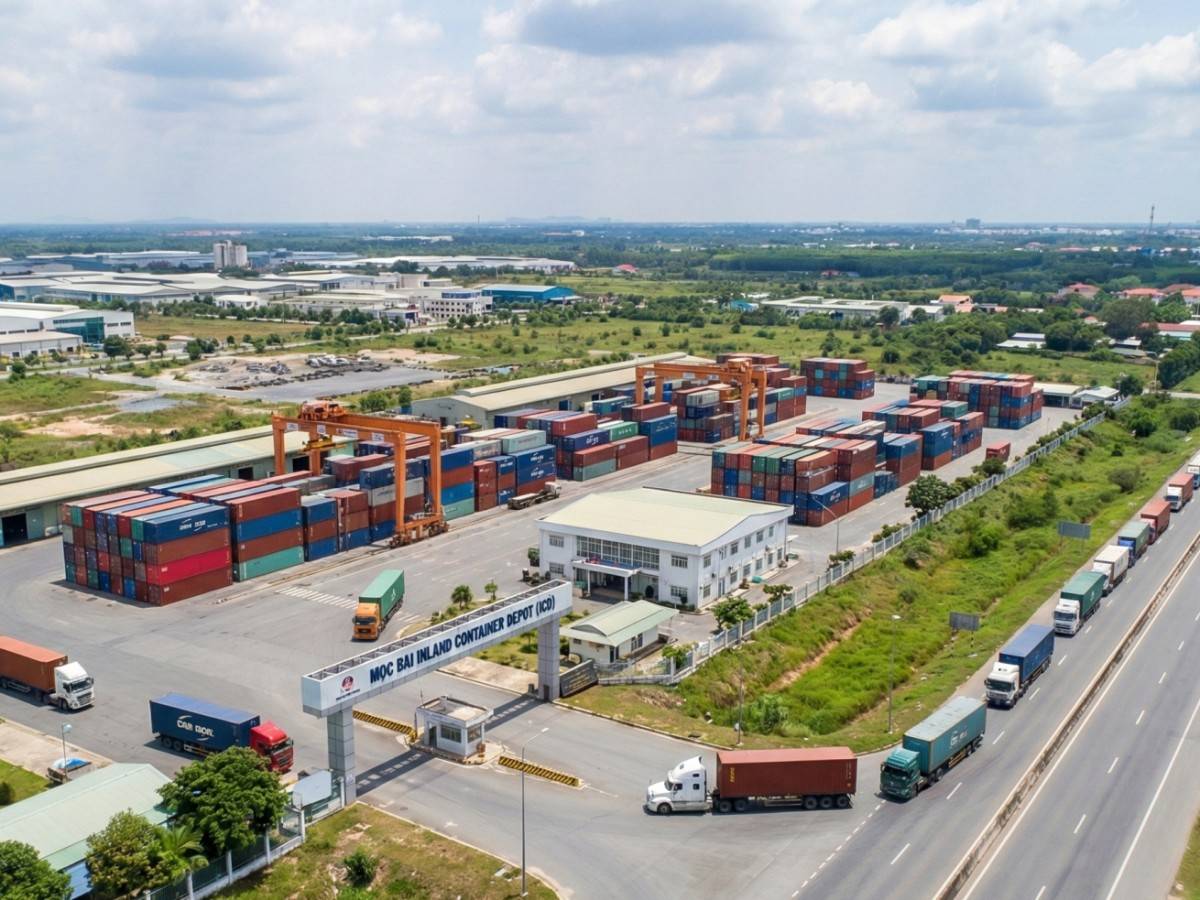 Logistics Tây Ninh tại cửa khẩu Mộc Bài với hoạt động vận chuyển hàng hóa xuất nhập khẩu