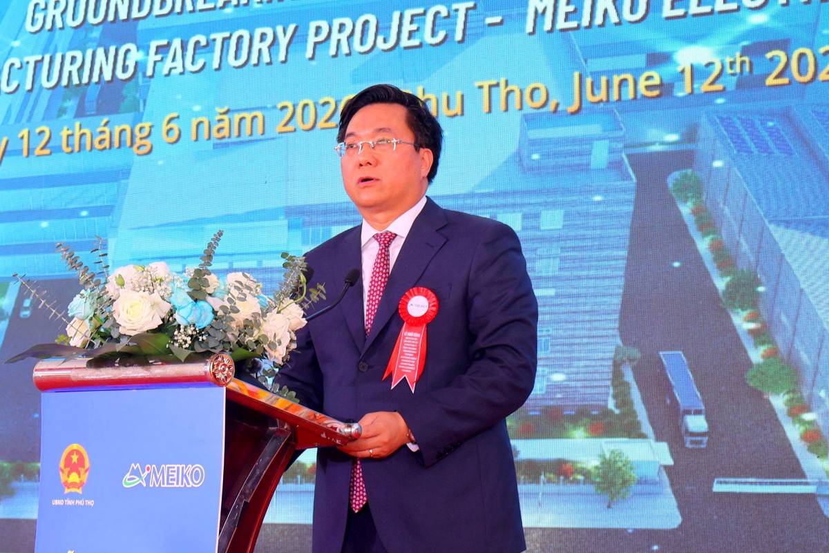 Dự án “luồng xanh” FDI đầu tiên tại Phú Thọ chính thức khởi công
