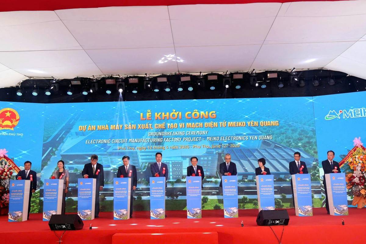 Dự án “luồng xanh” FDI đầu tiên tại Phú Thọ chính thức khởi công