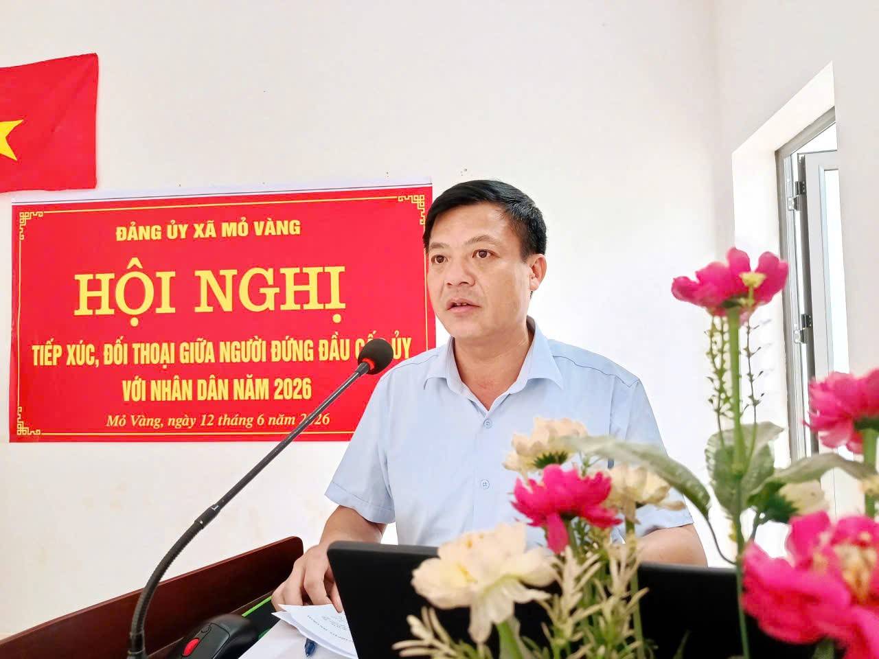 Mỏ Vàng (Lào Cai): Đối thoại với Nhân dân để củng cố niềm tin, tăng cường đồng thuận xã hội
