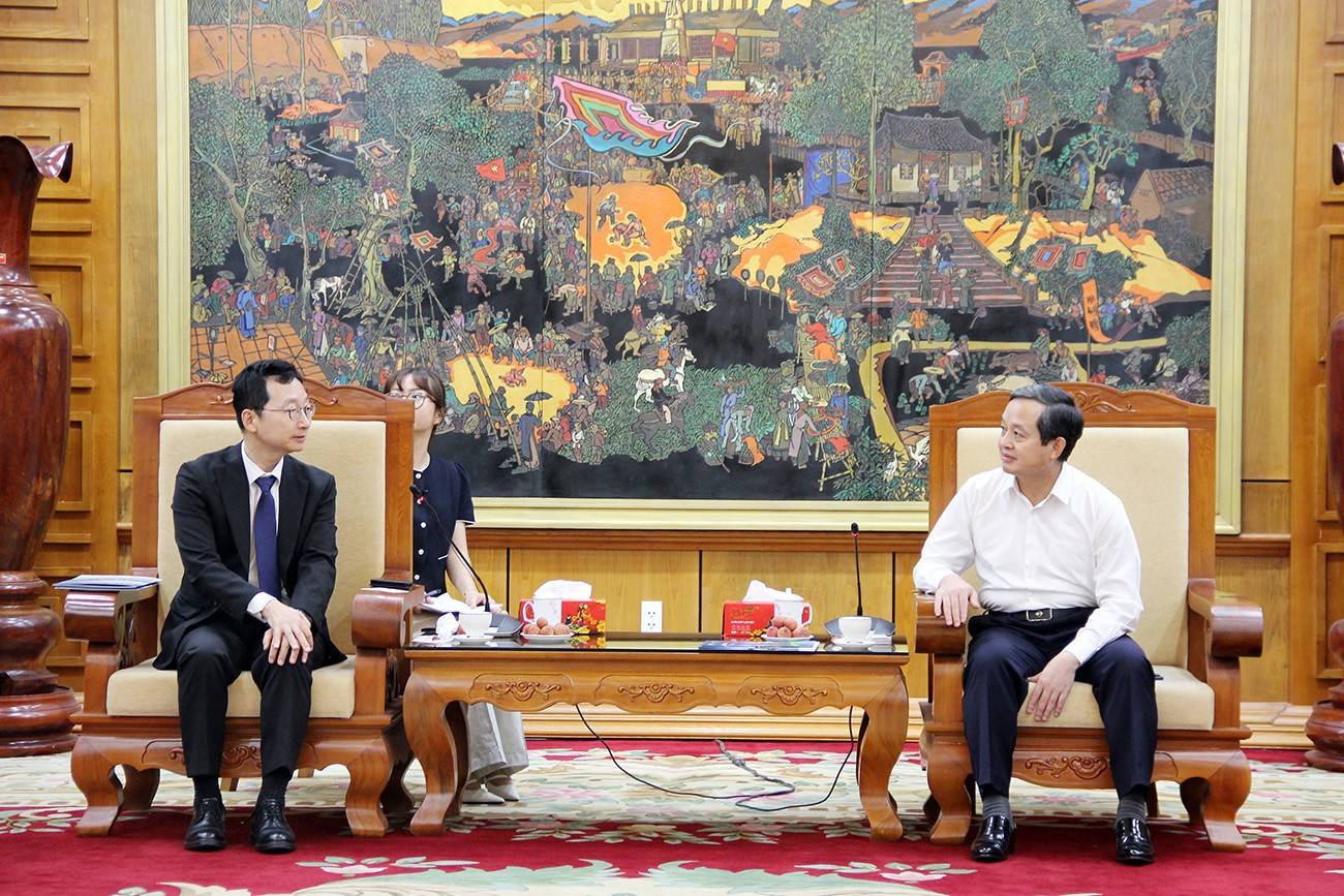 Bắc Ninh cam kết đồng hành cùng Soosan mở rộng đầu tư, phát triển sản xuất công nghiệp