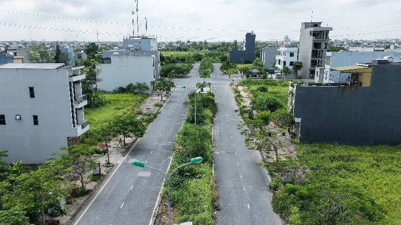 Đường Trần Phú trong Khu TĐC 26 HA đã hoàn thiện