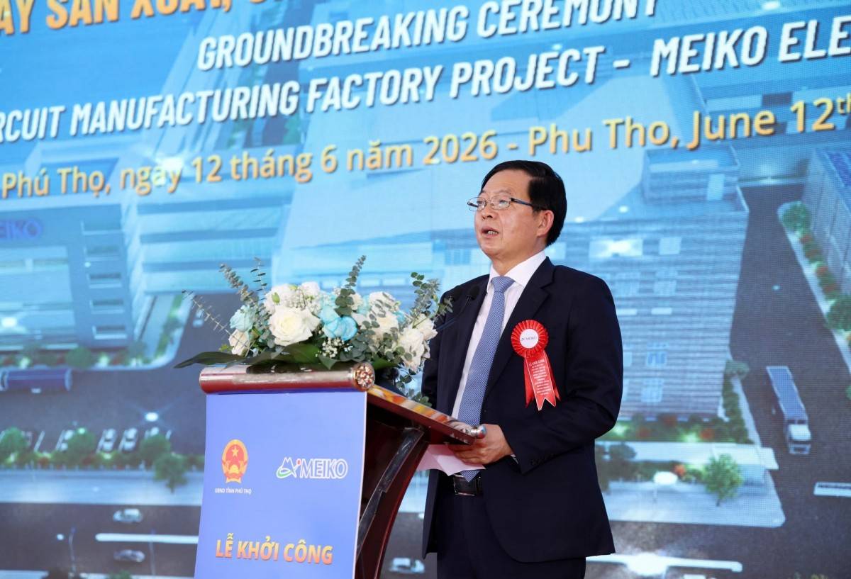 Phó Thủ tướng đánh giá cao Tập đoàn Meiko đã tiếp tục tin tưởng mở rộng đầu tư tại Việt Nam, trong đó có tỉnh Phú Thọ