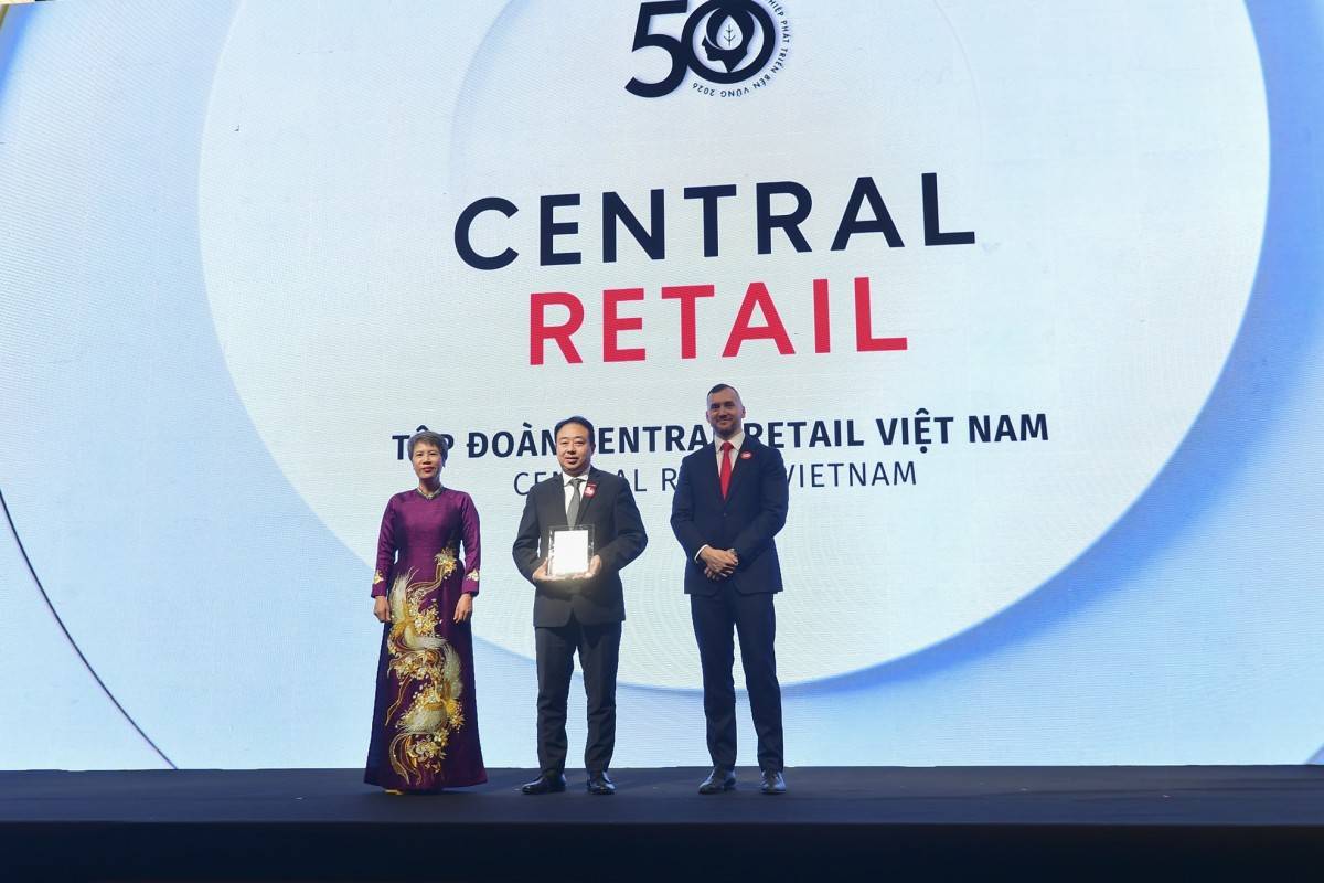 Central Retail Việt Nam được vinh danh Doanh nghiệp phát triển bền vững tiêu biểu Việt Nam 2026